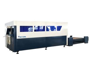 enkelt platform cnc fiber laser skæremaskine, metalpladeskærer
