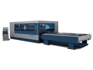 cnc metal industriel laserskæremaskine 380v / 50hz 1kw 1,5kw laser kilde